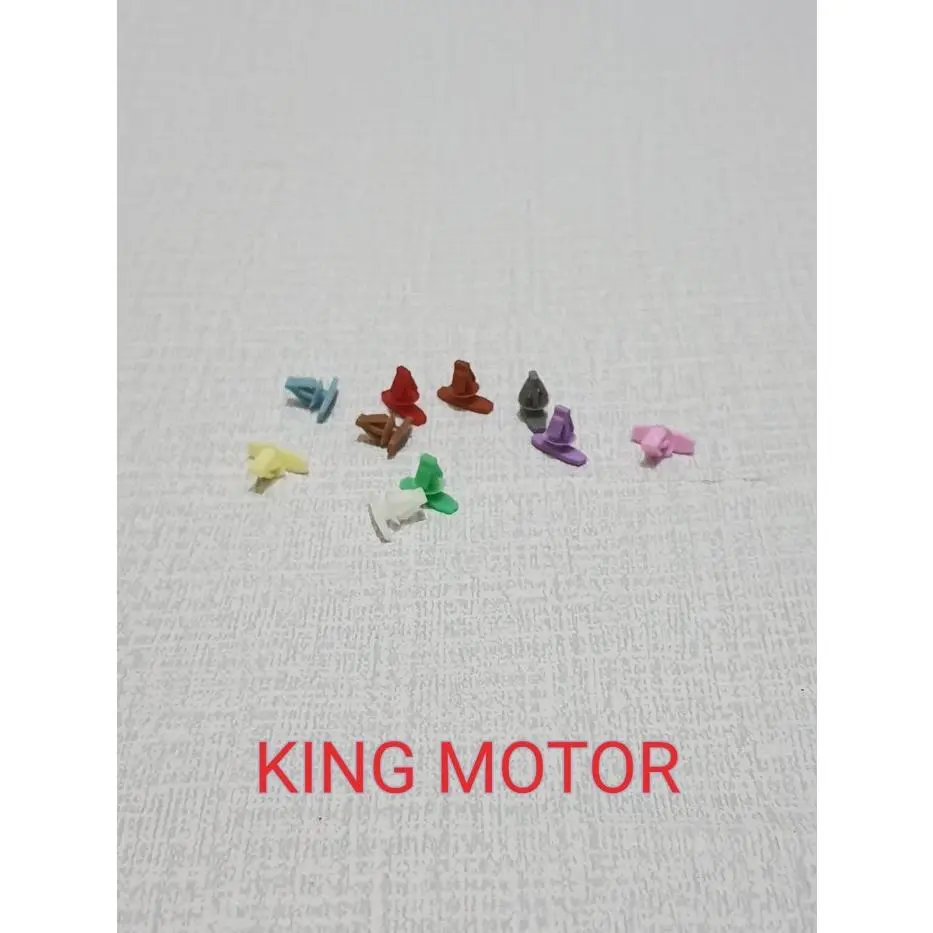 kancing klip karet pintu mobil universal original 50pcs