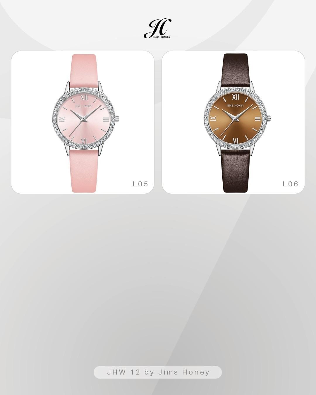 JIMS HONEY JAM TANGAN WANITA JHW 12 (FREE BOX + BATERAI)