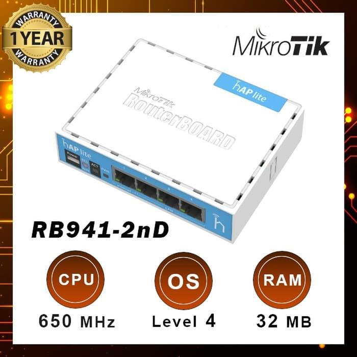 Jual Mikrotik RB941-2ND HAP Lite Routerboard Router Wireless WiFi ...