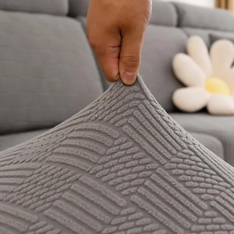 Solid Color Sofa Cover, 1 Count Soft Comfortable Sofa Slipcover, Sofa Protector for Home Living Room, Home Decor 2