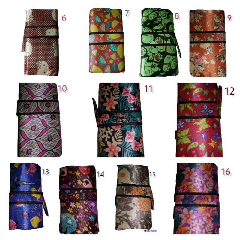 Tikar piknik mikrosatin tikar satin tikar anti air tikar microsatin ukuran 200 x 150 tikar lipat Acak Random Outdoor Camping 1