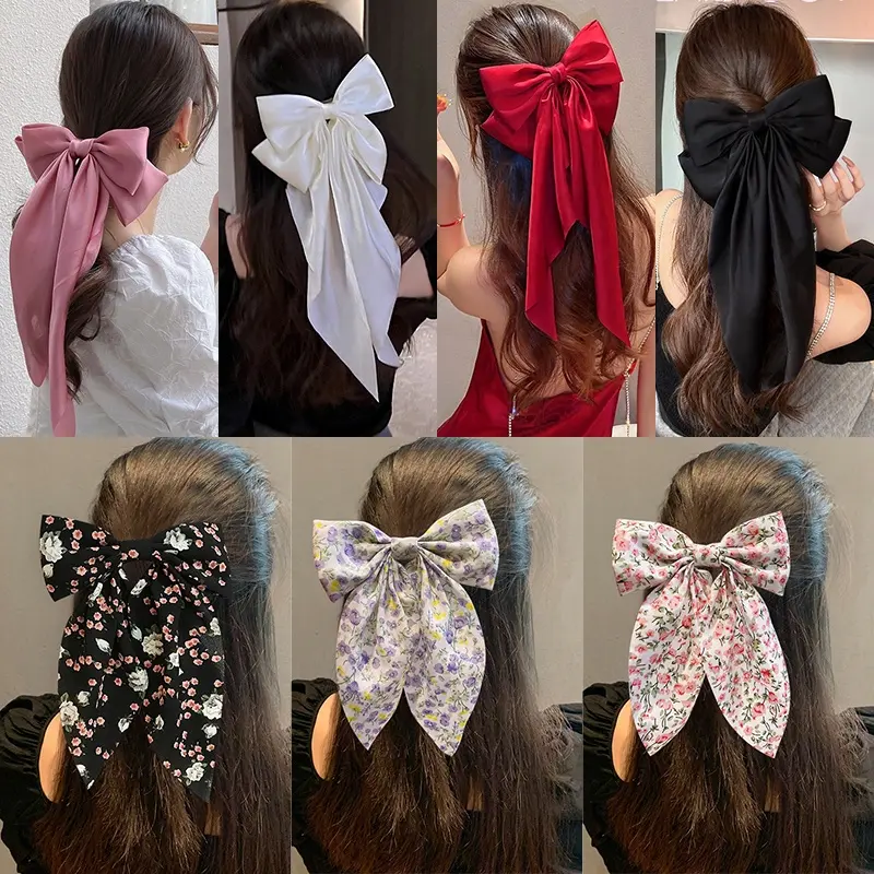 BigRibbon Korean Bow Hairpin Hairclips Hairgrips - TikTok Shop Malaysia