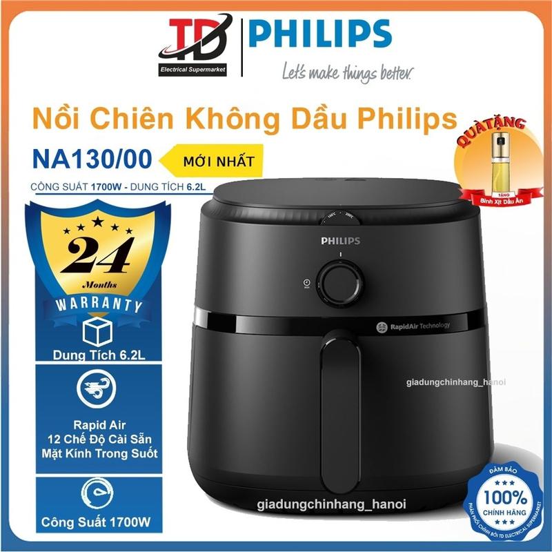 Nồi Chiên Không Dầu Philips NA130 00 6.2Lit - 1700W Hàng chính hãnġ