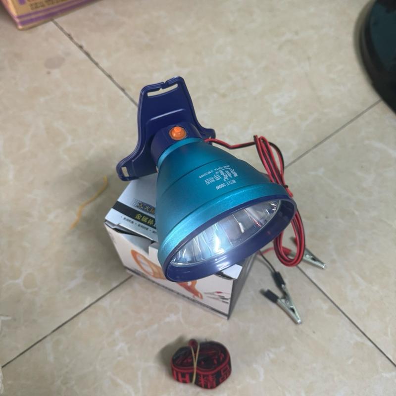 Đèn Pin Đội Đầu Kẹp Bình ắc quy 12V công xuất 200W tặng kèm dây đội đầu
