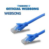 Gambar WEBSONG Kabel LAN RJ45 Utp Ethernet 20M Cat6 Gigabit - BLUE dari Seruni Comp Official Store Kota Surabaya 3 Tokopedia