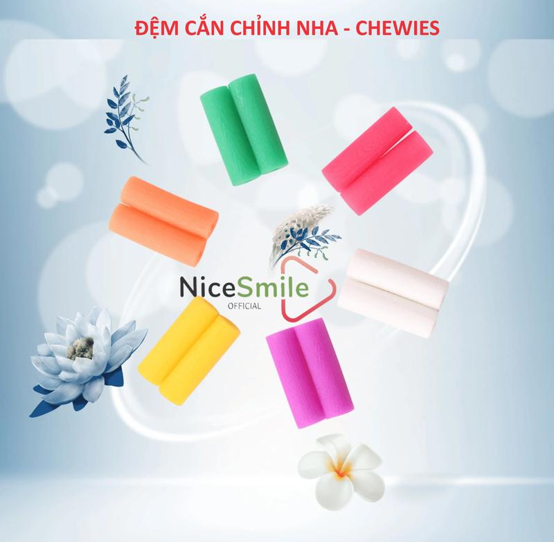 Đệm cắn chỉnh nha , cục cắn Chewies ,thanh nhai dành cho người niềng răng trong…