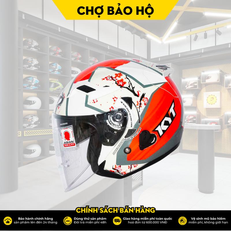 MŨ BẢO HIỂM 3 4 KYT VENOM Thon gọn nhẹ và đạt chuẩn quốc tế