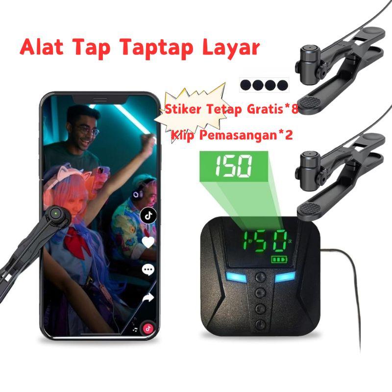 Product Introduction of 【COD】Alat Klik Layar Otomatis Senyap Multifungsi Alat Klik Ponsel dengan 2 Kepala Klik Penyesuaian Empat Kecepatan untuk Clicker Layar Mart Klik Otomatis USB untuk Streaming Langsung dengan Lampu LED Kompatibel untuk Streaming Langsung Ponsel Pintar 18