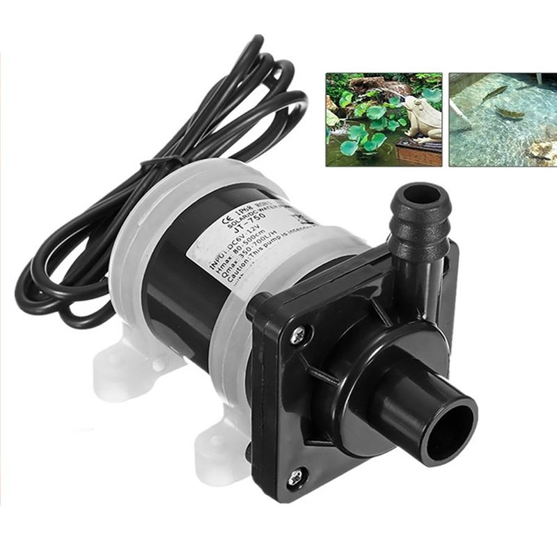 Máy Bơm Nước Không Chổi Than Động Cơ Năng Lượng Mặt Trời DC 12V / 24V , Máy Bơm Nước Chìm Điện Từ Không