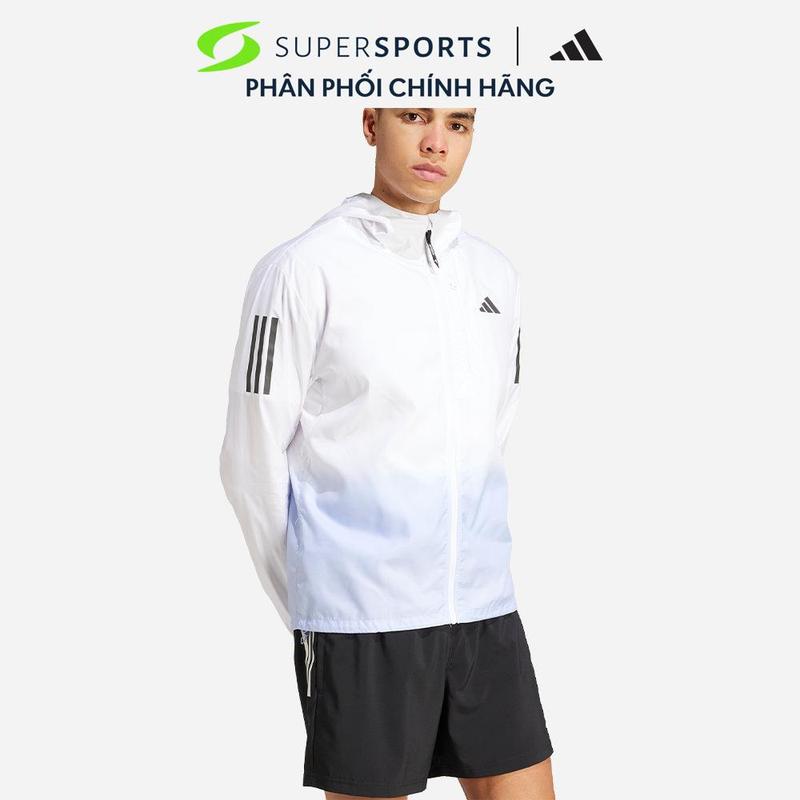  Áo Khoác Nam Adidas Own The Run B Cb - Trắng - JC9892  Size Châu Á  