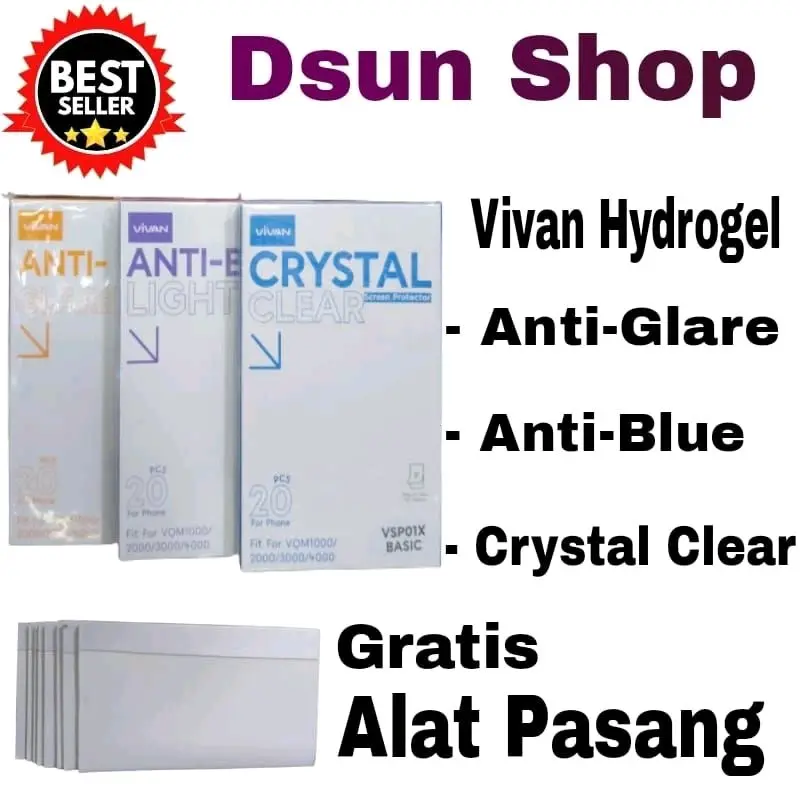VIVAN HYDROGEL SCREEN PROTECTION/ANTI GORES HYDROGEL SEMUA TIPE HP Antigores Cover