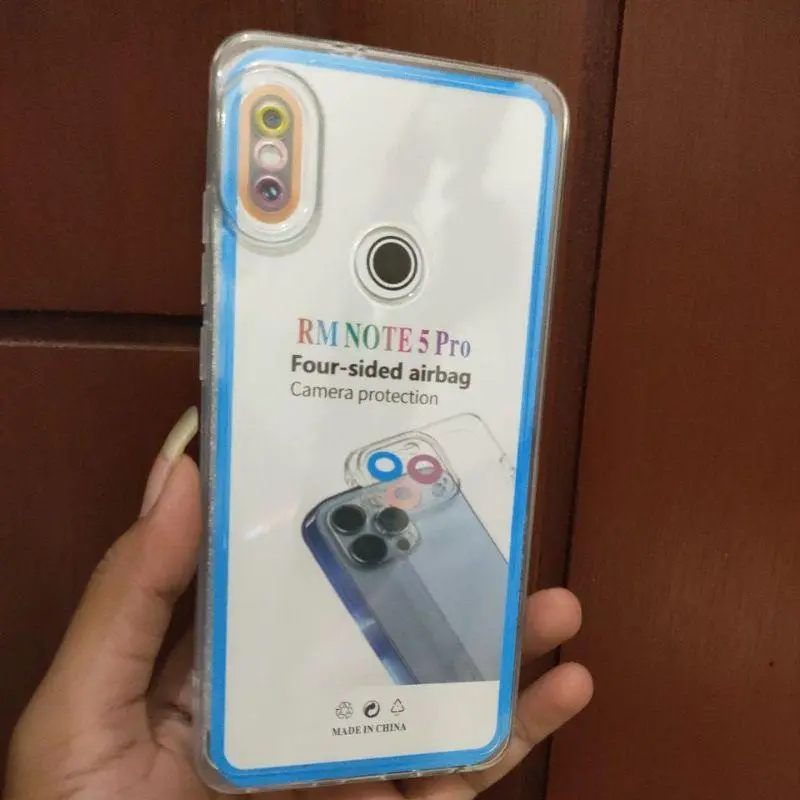 Softcase Cocok Untuk HP REDMI NOTE 5 / NOTE 5 PRO Case Casing Cover Handphone Silikon Clear Bening Transparan  Bahan Lentur 1