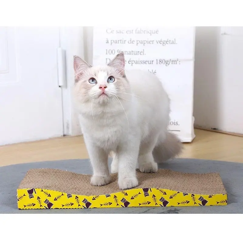 Bàn cào mónġ cho mèo kèm 1 túi cat nip - trụ cào mài mónġ cho mèo 3