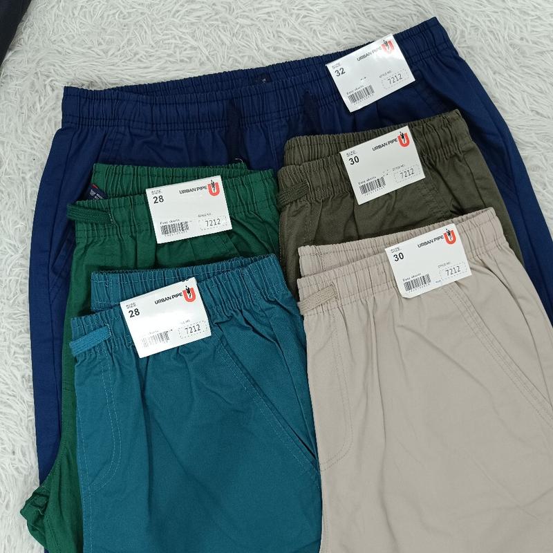Product Introduction of CHINO Shorts BUNDLE 5pcs Knee Length Urban Pipe Cotton Lingerie Casual Menswear Fashion Mid Plain Human Stylish mid waist Set Tropical Beige long 4