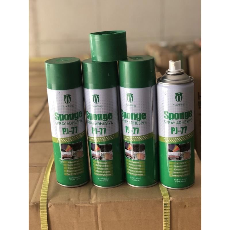  Keo Dán Xốp Giấy Dán Tường Đa Năng Chuyên Dụng Dạng Xịt PJ77 Lọ 600ml 