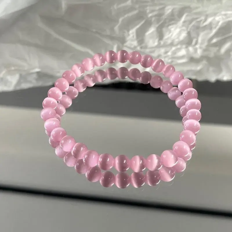 Vòng Tay Đính Cườm Opal, Đơn Giản Và Hợp Xu hướng, Thích Hợp Cho Phong Cách Joker Và Đi Lại, Đồ Trang Sức Cao Cấp, Vòng Tay Hợp Xu hướng 6