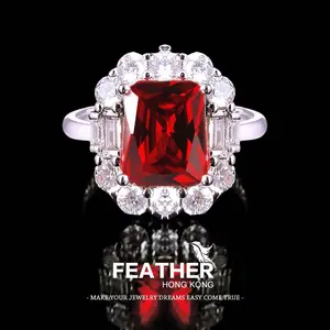 FEATHER HONGKONG - ( FREESIZE ) - KUALITAS TINGGI CUSTOM SENDIRI - CINCIN WANITA Rings