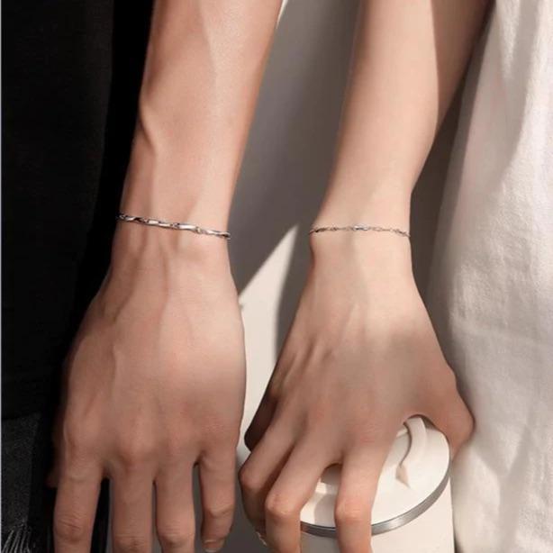 [Quà Tặng] Vòng Tay Đôi "Eternal Twist" Titan Không Gỉ Quà Tặng Người Yêu Nam Nữ Dilys Jewelry-MF16 5