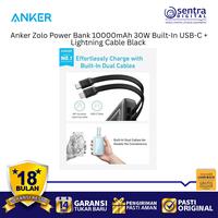 Gambar Anker Zolo A1680H11 10000mAh Powerbank 30W Fast Charging Built-In USB-C Lightning Cable for iPhone dari Sentra Digital Kota Surabaya 4 Tokopedia
