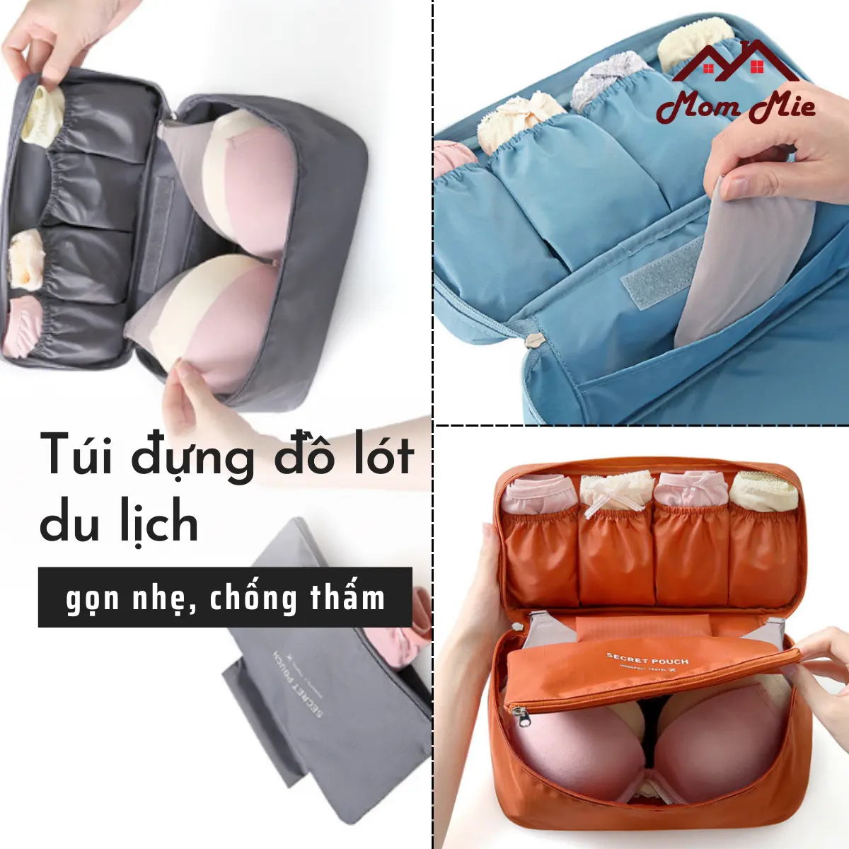 Túi đựng đồ lót cá nhân du lịch, chống thấm nước - T005. Travel Bag