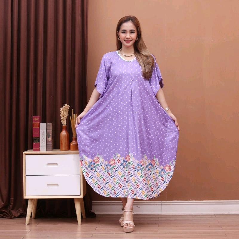 Daster Lowo Namira Soft Ld 140 | Daster Rayon Bunga 2
