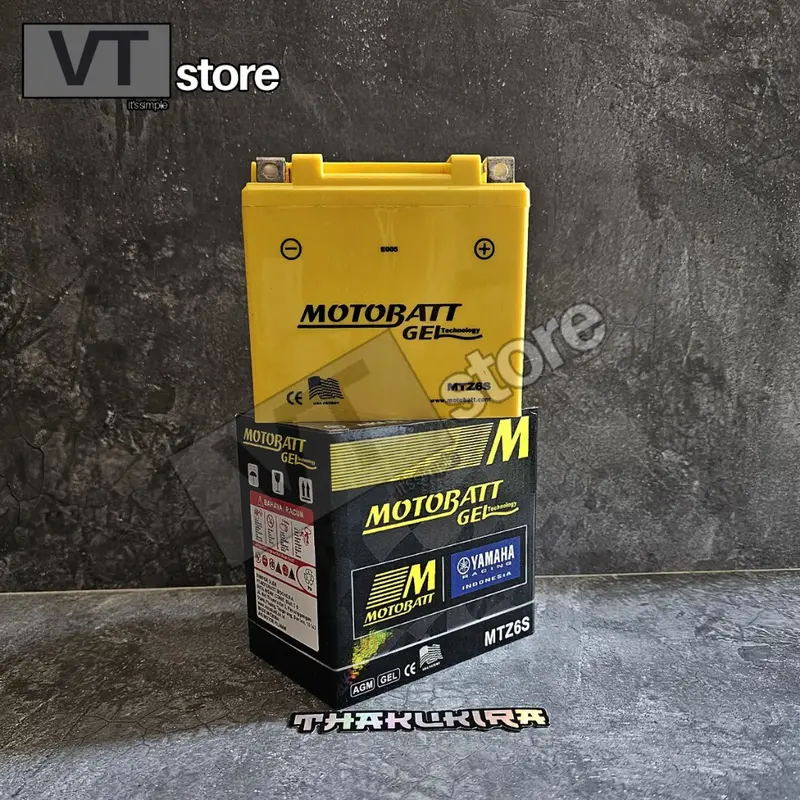 Aki Motor Kering Motobatt Gel MTZ6S YTZ7S Yamaha Nmax New/Aerox 155/Lexi/Freego S/Gear 125 S Fazzio 1