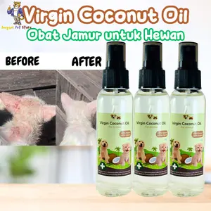 NOKI OBAT JAMUR SCABIES UNTUK KUCING ANJING MINYAK VCO VIRGIN COCONUT OIL FOR CAT DOG