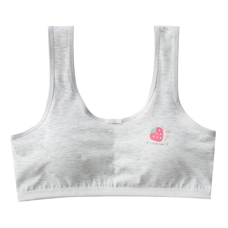 Áo lá học sinh cotton đẹp chất mát xuất Hàn thích hợp cho bé mới lớn dậy - áo lót học sinh cấp 1, 2 2