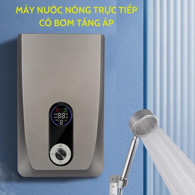 Máy nước nóng trực tiếp  có bơm trợ lực.tắm ngay không chờ lâu. Bảo hành 12 tháng