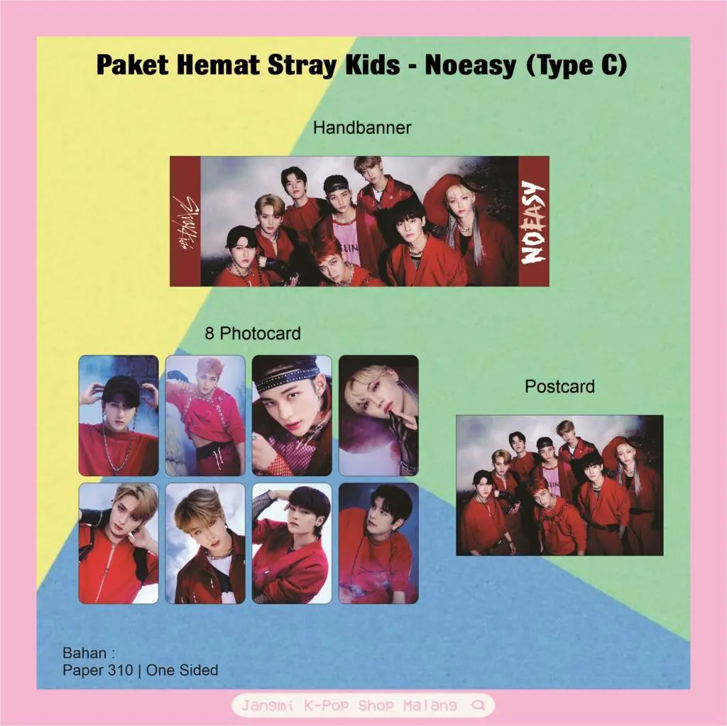 Fankit Stray Kids - Noeasy (Thunderous) | Stray Kids Noeasy | Fankit Stray Kids | Merchandise Stray Kids | K-POP | Fankit K-POP | Stray Kids Stuff | K-POP Stuff | Aesthethic | Kiyowo
