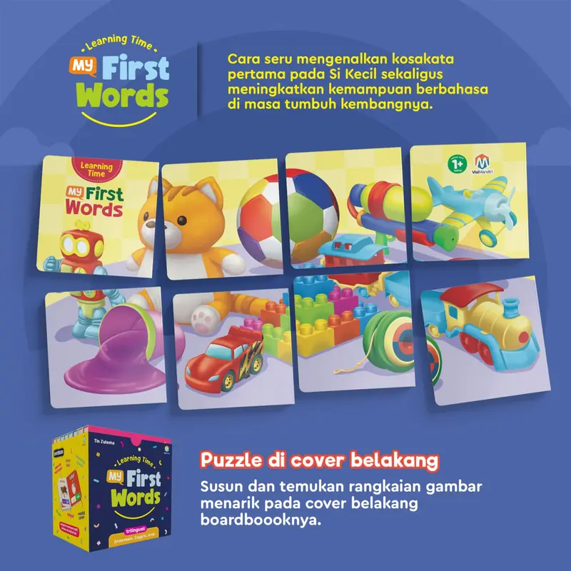 Buku Balita Learning Time My First Words Ziyad Books 2