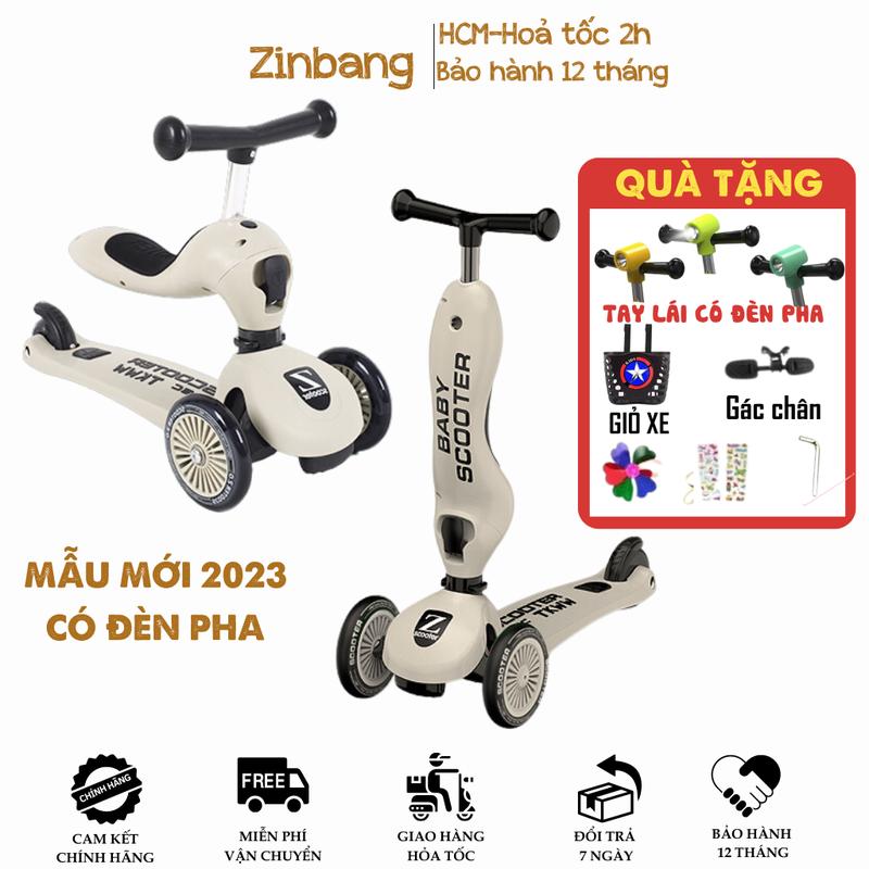 Xe scooter ZinBang 3in1 scoot and ride chòi chân cho bé