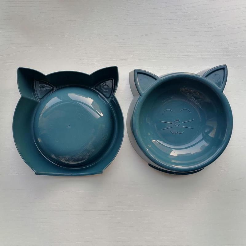 Product Introduction of Bát Đựng Thức Ăn Cho Thú Cưng, Hình Mặt Mèo, Đĩa Cho Ăn Dung Tích Lớn, Màu Trơn Bát Đựng Thức Ăn Cho Mèo, Dụng Cụ Cho Ăn Uống Nước Cho Thú Cưng, Thích Hợp Cho Bát Cho Chó Nhỏ 24