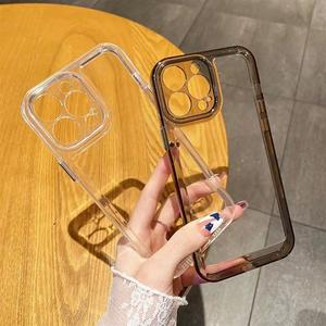 Protective Case Soft Silikon Shockproof Space Clear Phone Case For iPhone 16 15 Pro Max 14 Plus 13 Mini 12 Pro 11 XR X XS Max 7 8 SE 2020