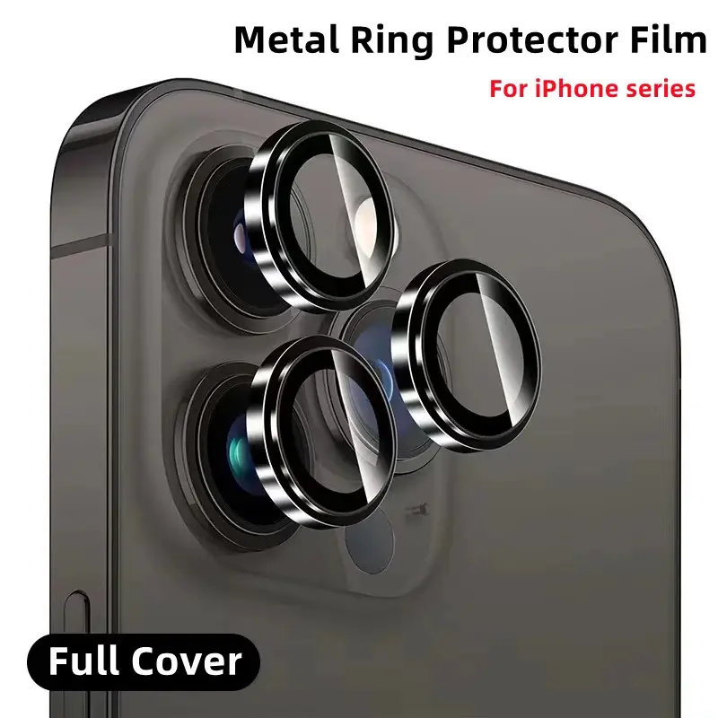 Metal Ring Camera Lens Protector for iPhone 11 12 13 Pro Max