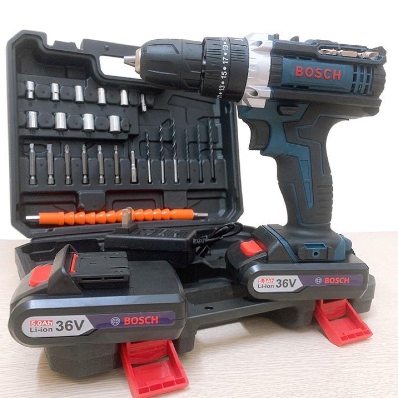 Product Introduction of Máy Khoan Pin 36V Bosch 3 Chức Năng Bắn Vít Khoan Tường - Tặng Kèm 24 Chi Tiết Gồm Các Mũi Khoan + Mũi Bắt Vít Tiện Lợi. 3