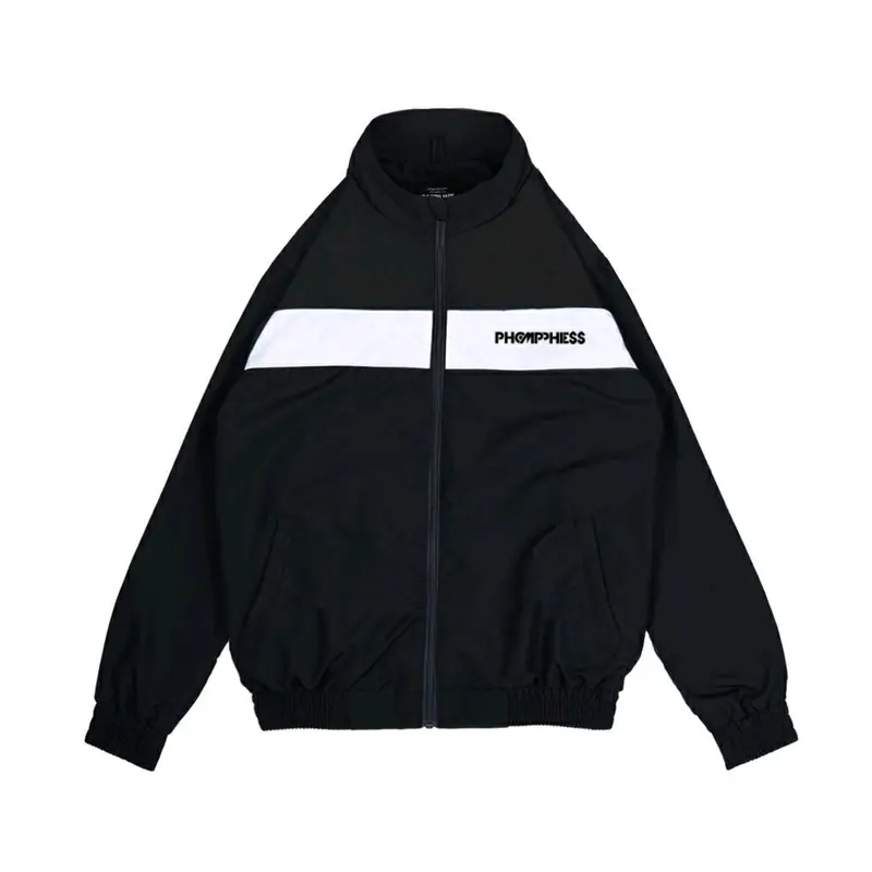 Jaket Parasut Track Suit Jaket Pria Wanita Kekinian Bahan Taslan JN Terbaik 2