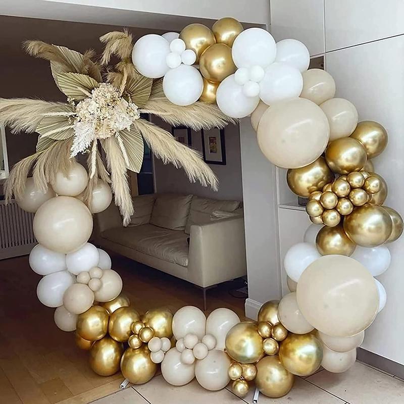 Balloon Garland Arch Kit with Tape, 185pcs/set Mixed Color Latex Balloon, Birthday Party Decoration Supplies 4