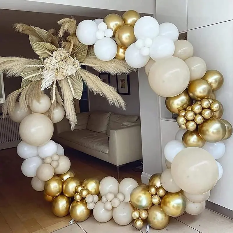 Balloon Garland Arch Kit with Tape, 185pcs/set Mixed Color Latex Balloon, Birthday Party Decoration Supplies 4