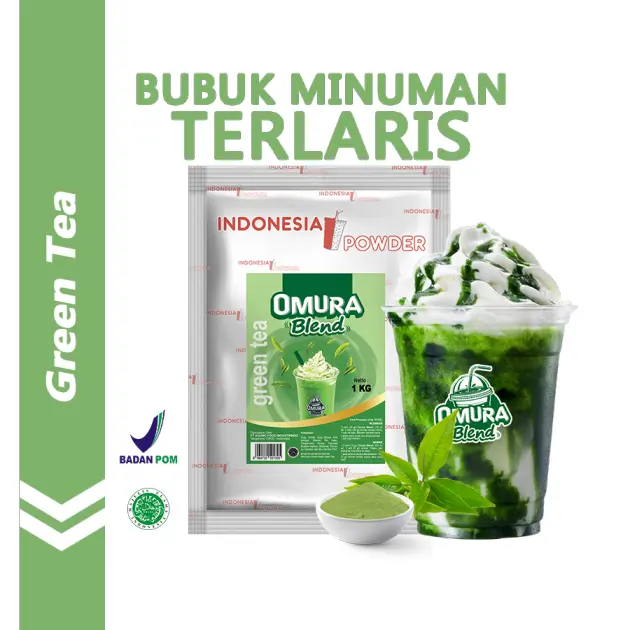 Rasa Green Tea 1Kg / Bubuk Minuman Omura Blend