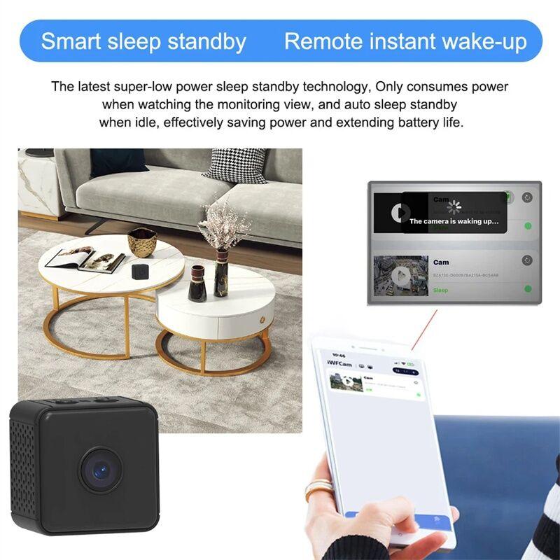 Product Introduction of Kamera Mini, Kamera Monitor Jauh WiFi Tanpa Wayar, Kamera IP Rumah Kecil, Tidak perlu pasang, Hayat bateri super panjang 13