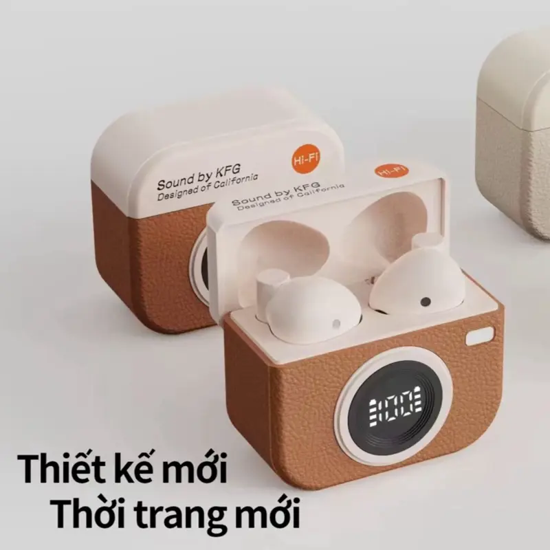 HQAi Tai Nghe H12 phong cách Vintage tái tạo bộ nhớ phim