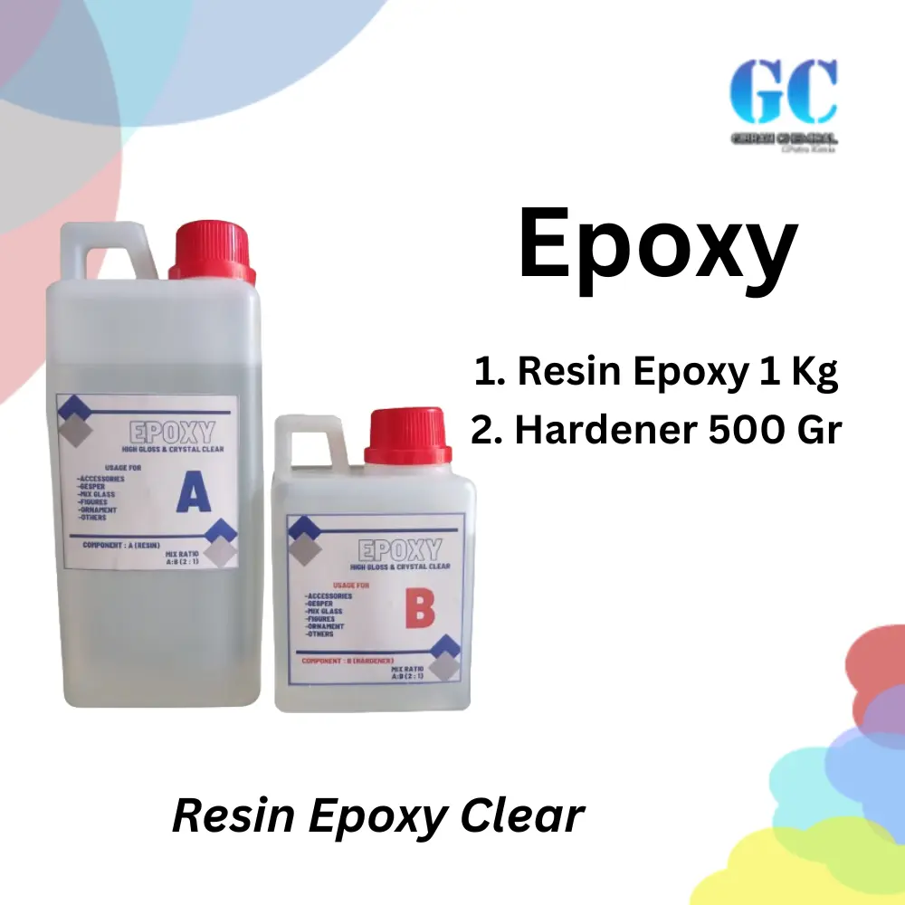 Epoxy resin / Resin Epoxy / Resin Hard Clear 1,5 kg