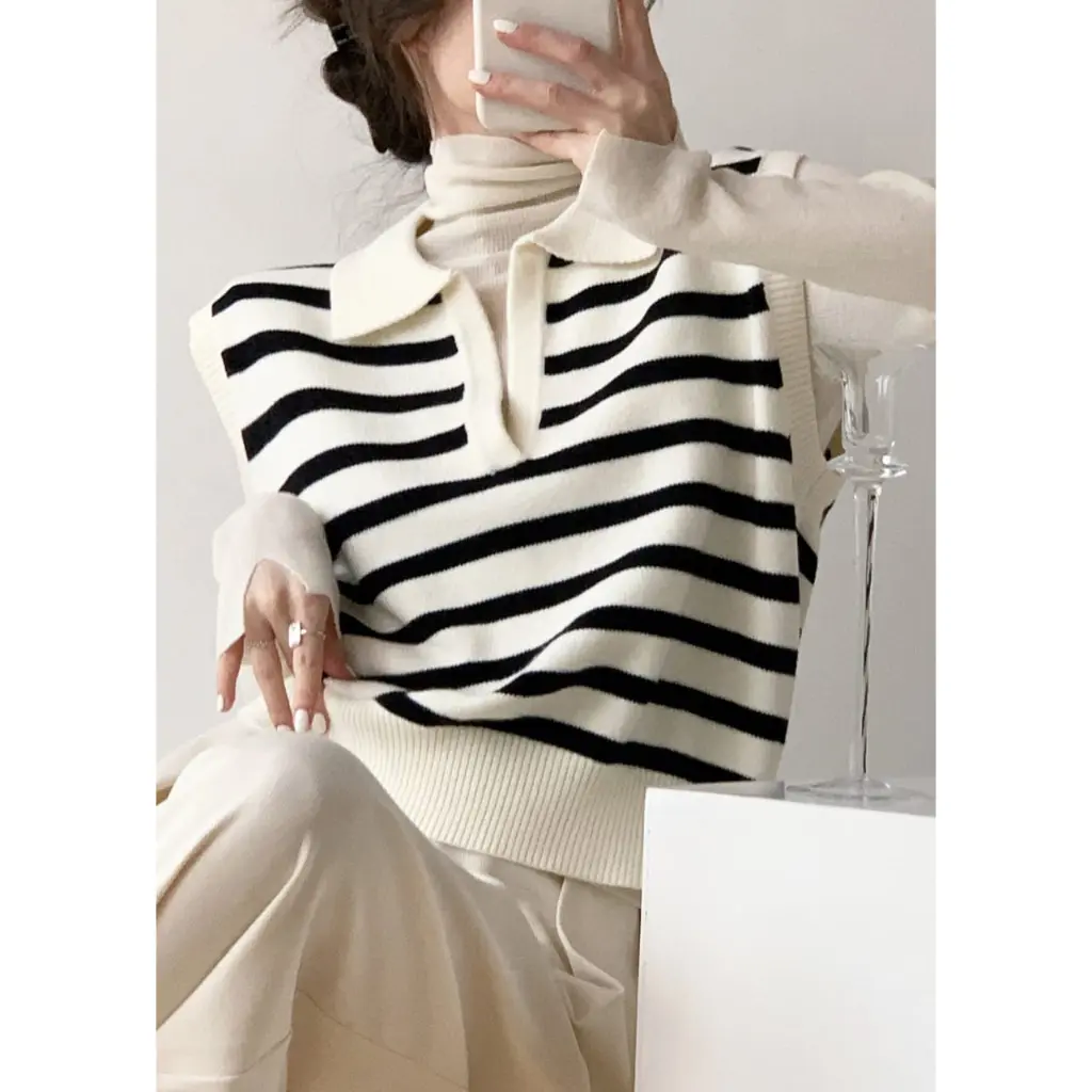 Rompi Wanita Vest Outer List Outer Vest Rompi Vest Wanita