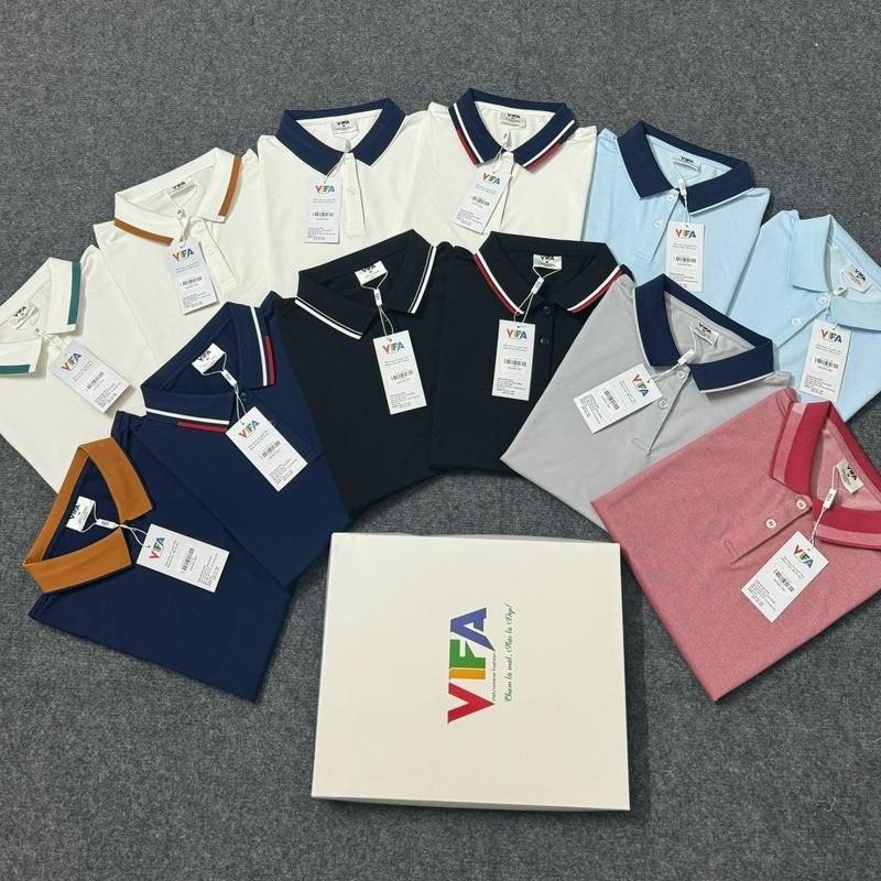 Áo Polo Nữ  VIFA cotton  cao cấp nhiều màu Women Top thanh lịch thường Polo Shirts