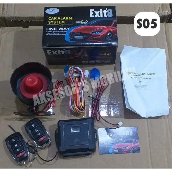 CAR ALARM MOBIL UNIVERSAL TERBAIK MODEL REMOT REMOTE SILICON EXIT8 2