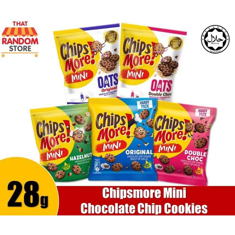 Chipsmore Mini Chocolate Chip Cookies 28g - TikTok Shop Malaysia