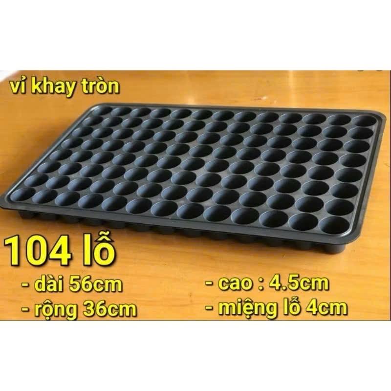 set 10 cái Khay ươm, vỉ ươm hạt giống 104 lỗ
