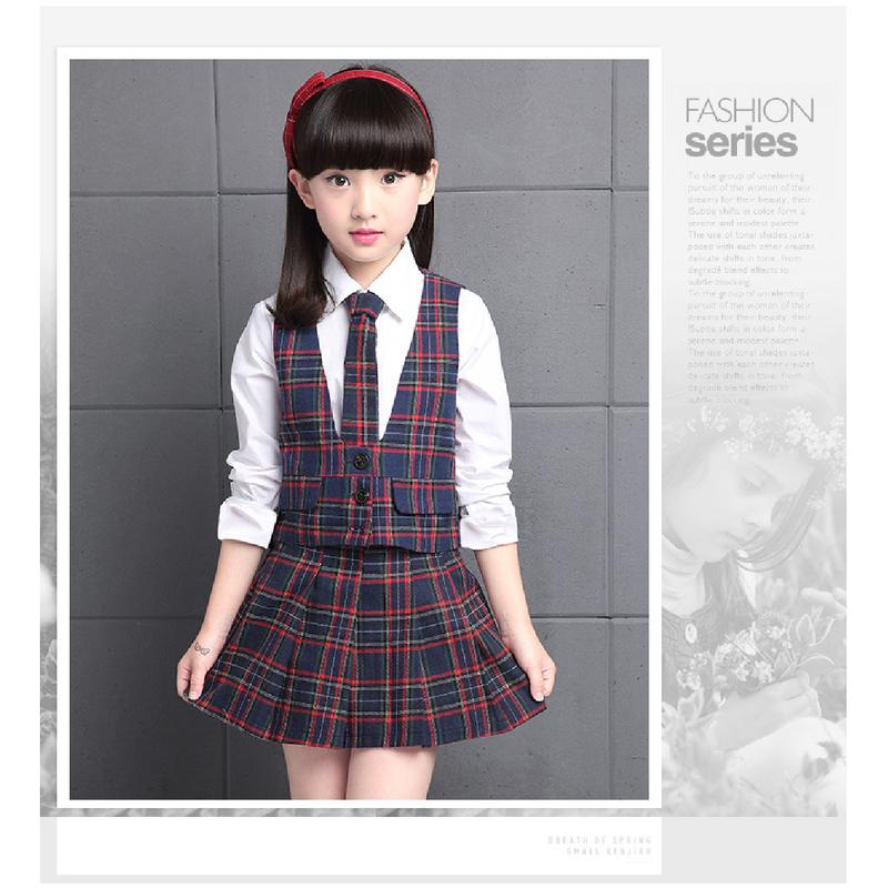 Product Introduction of Children's Spring and Autumn Elementary School Uniform Set College Style Class Uniform Boys and Girls Kindergarten Uniform Graduation 14