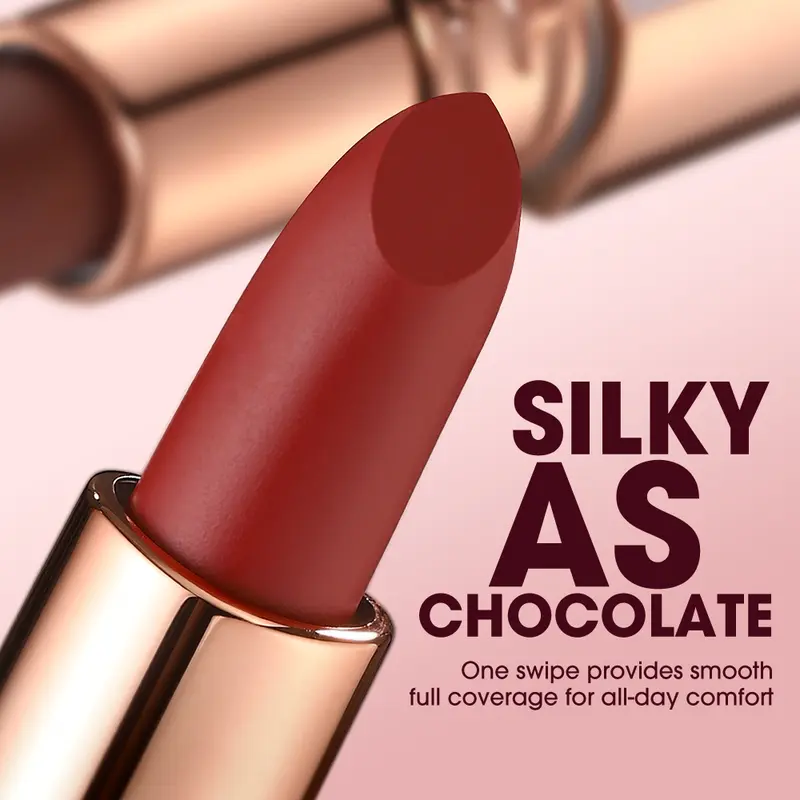 O.TWO.O Long-lasting (Need to Wait For Drying)Velvety Mist Texture Lock-in Makeup Technology Misty Kiss Lock Color Matte Lipstick Lipstik Glaze Gloss Kosmetik Liquid 2